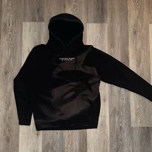 Black Patterned Mentality Hoodie